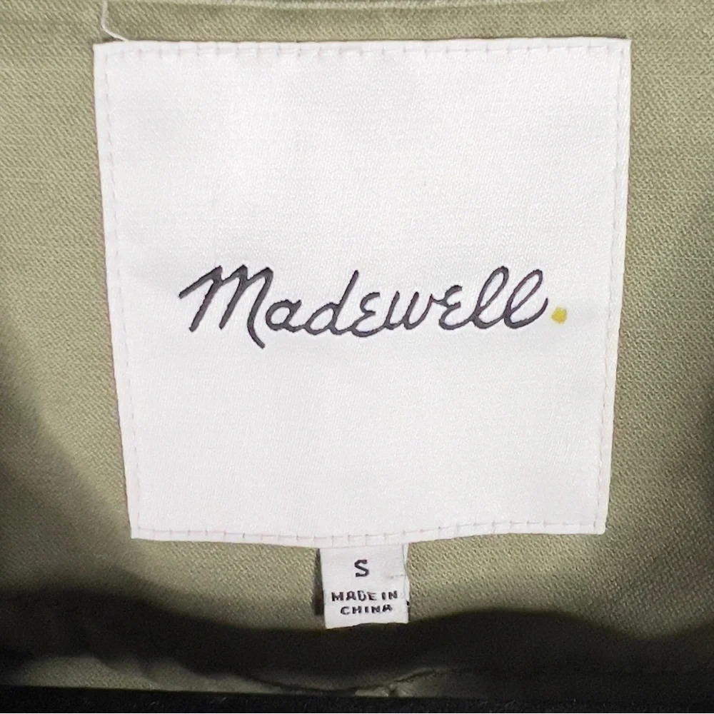 Madewell Fleet Jacket‎ Utility Military Women's Small Olive Green Army Grunge